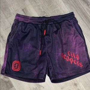 Brand new Overtime Men's small City Reaper Mesh Shorts NWT